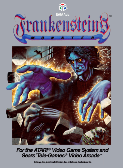 Frankenstein's Monster box art for Atari 2600